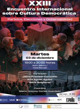 Cartel del XXIII Encuentro Internacional sobre Cultura Democrática Cartel del XXIII Encuentro Internacional sobre Cultura Democrática