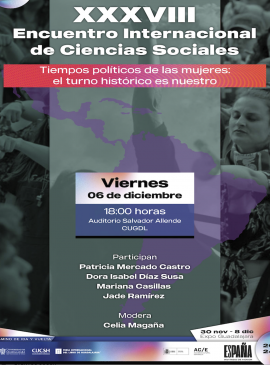 Cartel del XXXVIII Encuentro Internacional de Ciencias Sociales Cartel del XXXVIII Encuentro Internacional de Ciencias Sociales