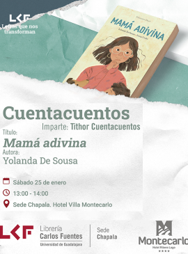 Cartel del Cuentacuentos. Título: Mamá divina