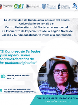 Cartel de la Conferencia: El congreso de Barbados y sus repercusiones sobre los derechos de los pueblos originarios