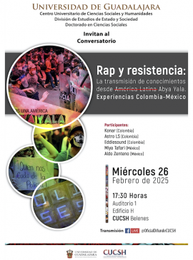 Cartel del Conversatorio: Rap y resistencia