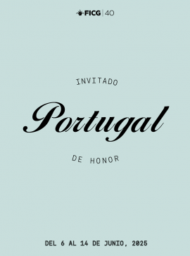 Cartel de la FICG40. Portugal, invitado de honor