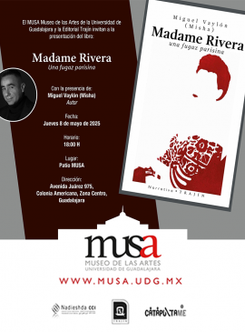 Cartel de la Presentación del libro: Madame Rivera. Una fugaz parisina Cartel de la Presentación del libro: Madame Rivera. Una fugaz parisina