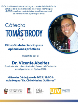 Cartel de la Cátedra Tomás Brody: Filosofía de la ciencia y sus aplicaciones prácticas Cartel de la Cátedra Tomás Brody: Filosofía de la ciencia y sus aplicaciones prácticas