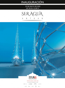 Cartel de la Inauguración de la exposición: Ser agua Cartel de la Inauguración de la exposición: Ser agua
