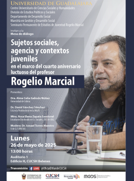 Mesa de diálogo: Sujetos sociales, agencia y contextos juveniles Cartel de la Mesa de diálogo: Sujetos sociales, agencia y contextos juveniles