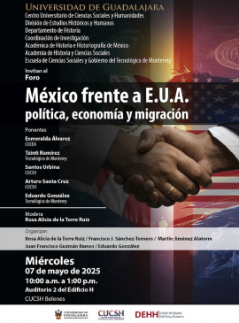 Cartel del Foro: México frente a EUA Política, economía y migración Cartel del Foro: México frente a EUA Política, economía y migración