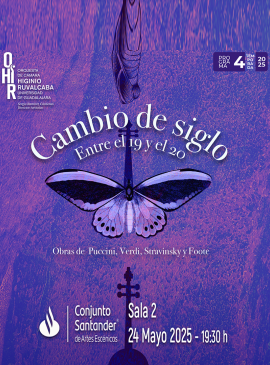 Cartel de OHIR programa 4 | Cambio de siglo. Entre el 19 y el 20 Cartel de OHIR programa 4 | Cambio de siglo. Entre el 19 y el 20