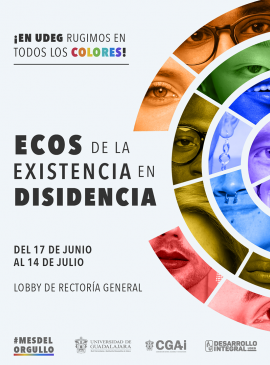 Cartel de la Exposición: Ecos de la existencia en disidencia Cartel de la Exposición: Ecos de la existencia en disidencia