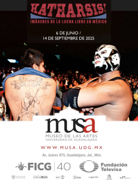 Cartel de la Exposición: Katharsis! Imágenes de la lucha libre en México