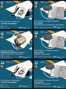 Cartel de la Programación del mes de JUNIO de la Librería Carlos Fuentes, sede Autlán de Navarro Cartel de la Programación del mes de JUNIO de la Librería Carlos Fuentes, sede Autlán de Navarro