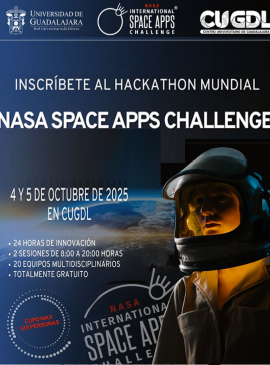 Cartel del Hackathon Mundial NASA Space APPS Challenge Cartel del Hackathon Mundial NASA Space APPS Challenge