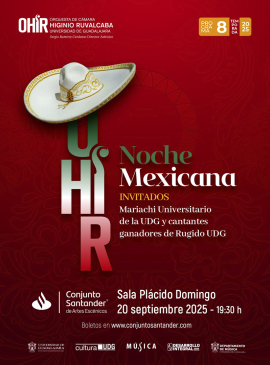 Cartel de OHIR PROGRAMA 8 | Noche mexicana