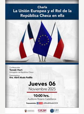 Cartel de la Charla: La Unión Europea y el rol de la República Checa en ella