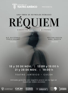 Cartel de la Puesta en escena: Réquiem