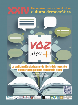 Cartel del XXIV Encuentro Internacional sobre Cultura Democrática