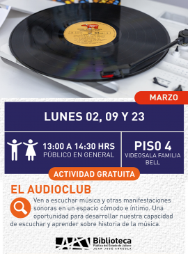 Cartel El audioclub