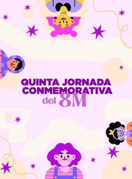 Cartel de la Quinta jornada conmemorativa del 8M en el CUCEA
