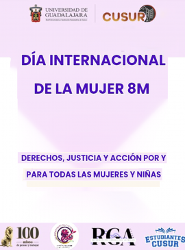 Cartel del Día Internacional de la Mujer en el CUSur