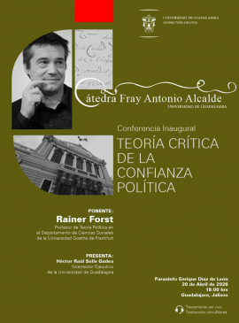 Cartel de la Conferencia inaugural: Teoría crítica de la confianza política