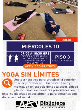 Cartel del Yoga sin límites