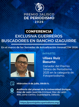 Cartel de la Conferencia: Exclusiva Guerreros Buscadores en Rancho Izaguirre