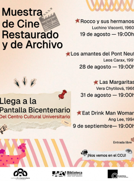 Cartel de la Muestra de Cine Restaurado