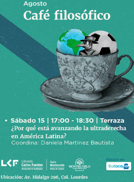Cartel del Café filosófico. Título ¿Por qué está avanzando la ultraderecha en América Latina?
