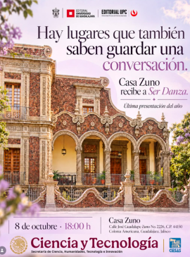 Cartel de la Presentación editorial: Ser danza. Burbujas y esferas en la isla del ballet