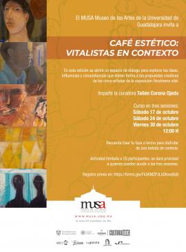 Cartel del Café estético. Vitalistas en contexto