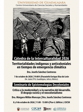 Cartel de la Cátedra de la Interculturalidad 2026