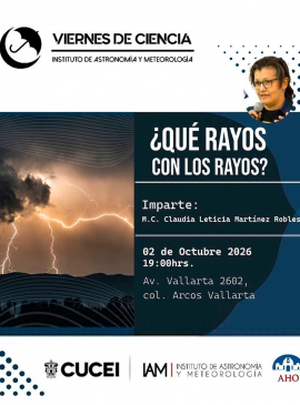 Cartel de la Charla: ¿Qué rayos con los rayos?