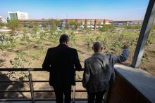 Inauguran el Bosque CUT, un monumento vivo en homenaje a Raúl Padilla y la Terraza Oasis