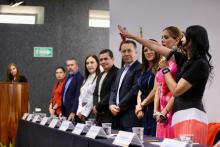 Dulce María Zúñiga Chávez rinde protesta como primera Rectora del CUCSH