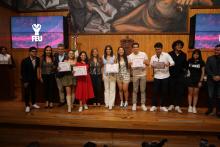 Entregan constancias a candidatos a la presidencia de la FEU para el periodo 2025-2028