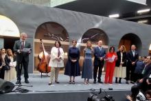 Pabellón de Barcelona, una evocación a la arquitectura tradicional barcelonesa y a Sant Jordi