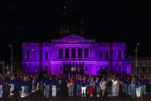 Universitarias se unen para conmemorar el 8M en Explanada de Rectoría General 