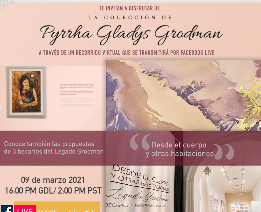 Conéctate al recorrido virtual de arte de UDG Foundation USA y Legado Grodman
