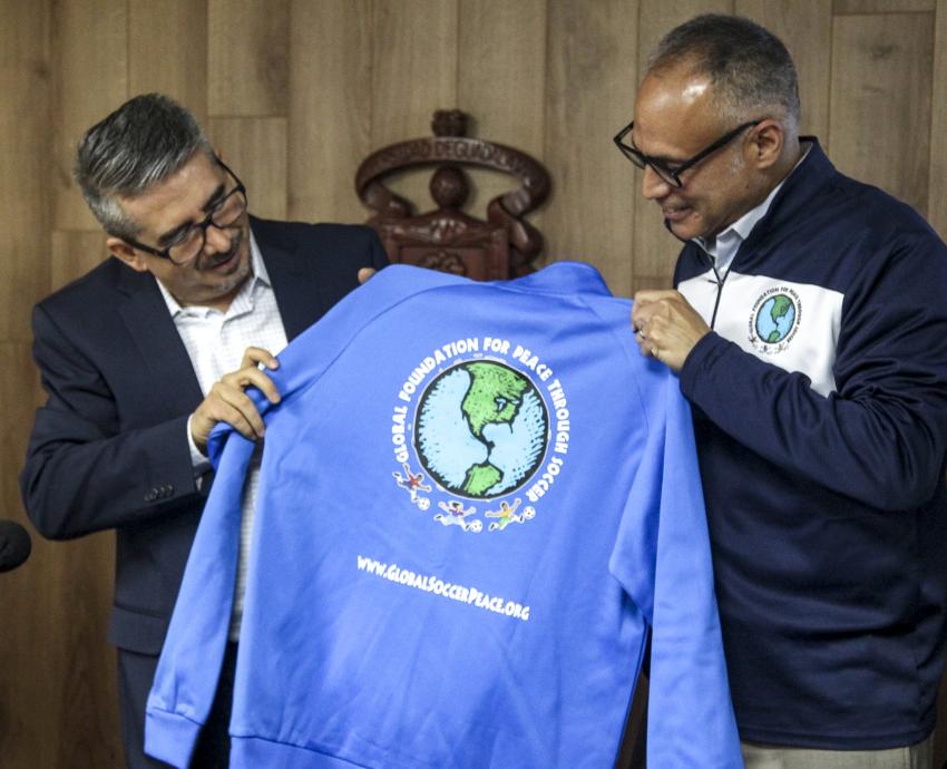 Presentan la Alianza futbol por la paz infantil y juvenil México-EUA