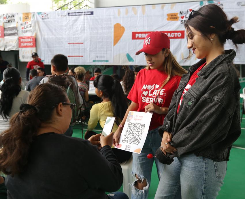 Brigadas Multidisciplinarias "Nos Late Servir", llegaron a la Preparatoria Regional de El Salto