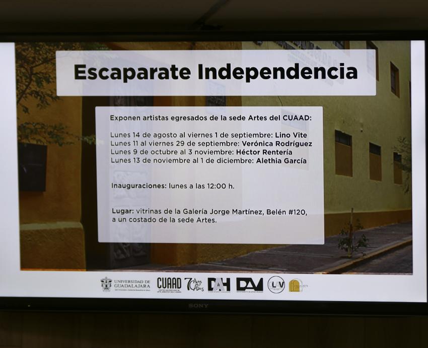 La galería Jorge Martínez exhibirá proyectos de arte contemporáneo de egresados destacados, en espacio pensado para transeúntes del Centro de Guadalajara