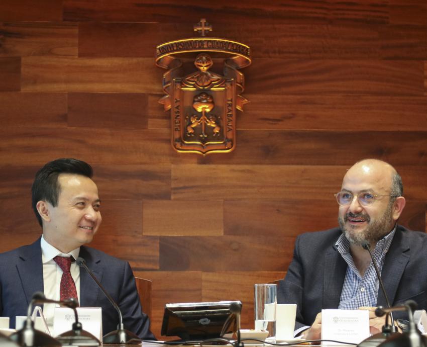 Refuerzan UdeG y Embajada de China en México intercambio académico y cultural