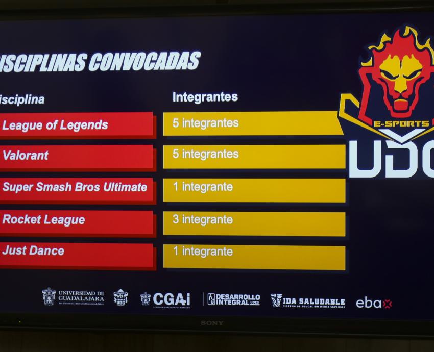 Convocan a participar en la segunda Liga E-sports UDG 2023