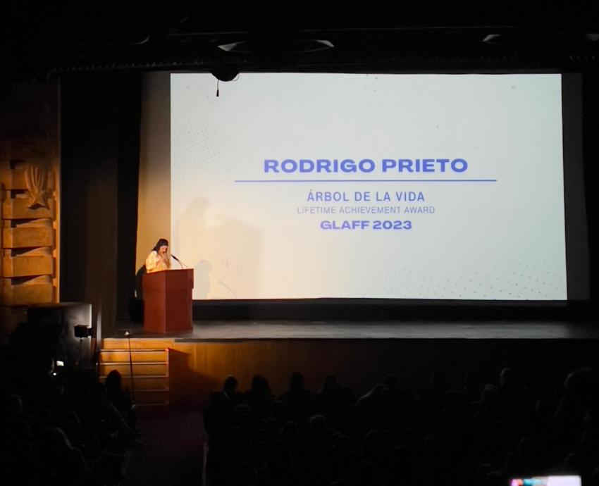Culmina 13° edición del GLAFF con reconocimiento a Rodrigo Prieto