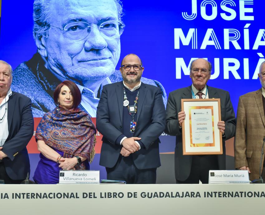 Galardonan a José María Murià con Homenaje al Bibliófilo José Luis Martínez 2023
