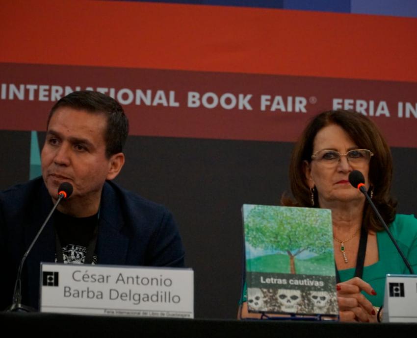 La libertad de la antología “Letras cautivas” aterriza en la FIL Guadalajara