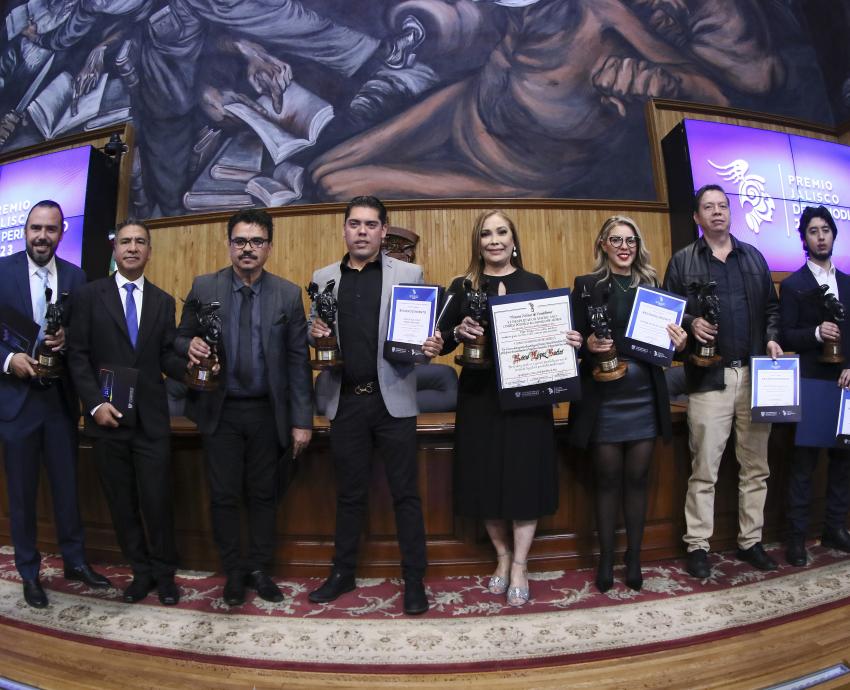 Entregan el Premio Jalisco de Periodismo 2023 con un mensaje a fortalecer esta profesión