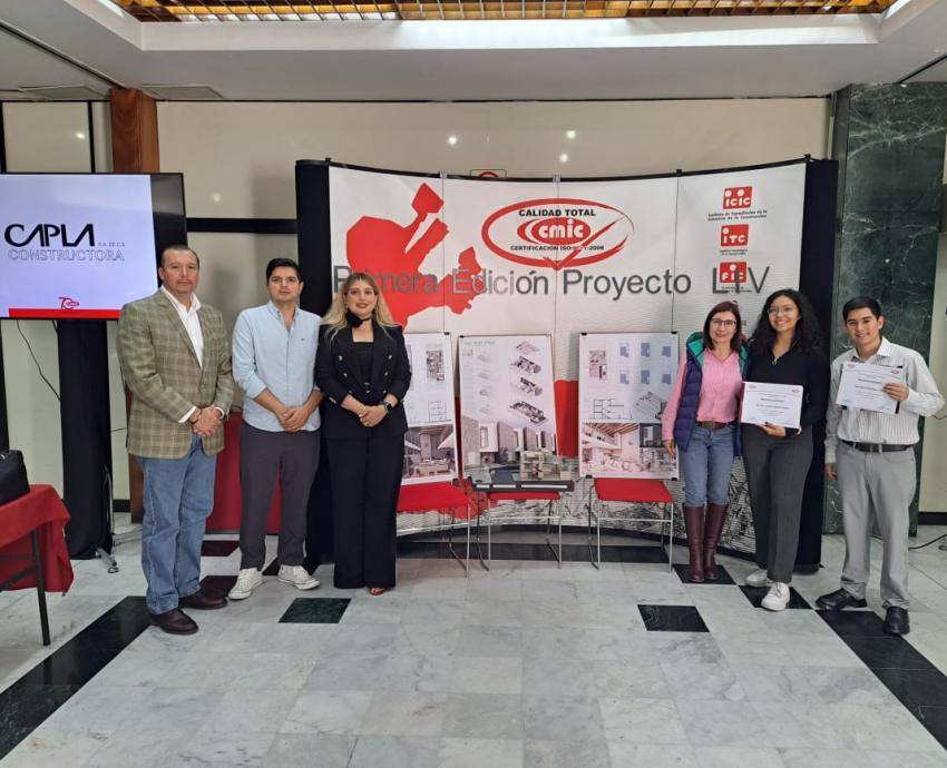 Estudiantes de UdeG ganan concurso de la Cámara Mexicana de la Industria de la Construcción