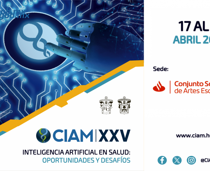 Inteligencia artificial en salud, el tema en el XXV Congreso Internacional de Avances en Medicina 2024