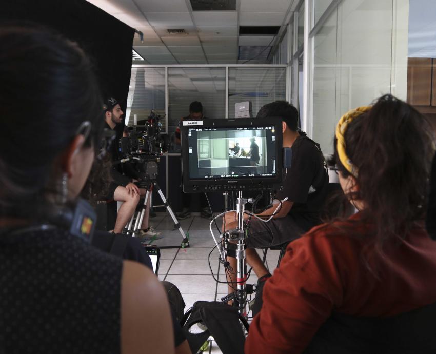 CUGuadalajara, el set de la nueva película de Nancy Cruz